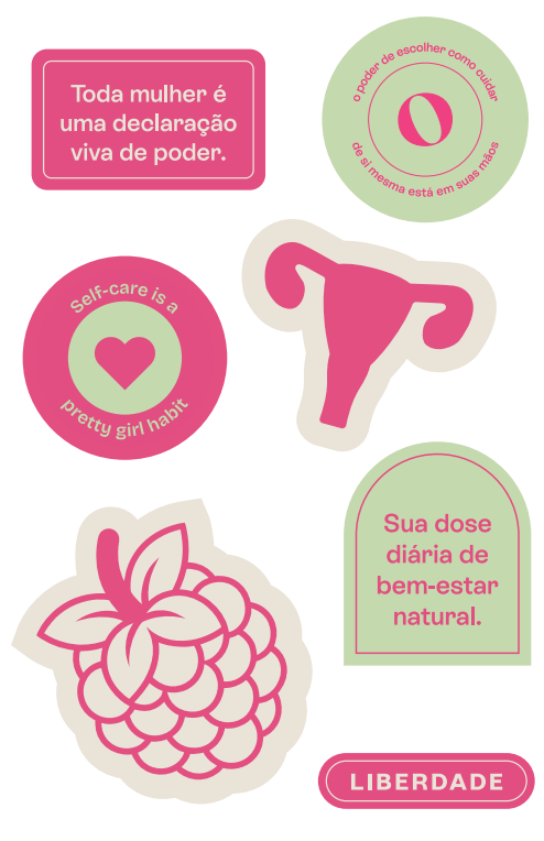 Cartela de Adesivos Ovacare - Ovacare