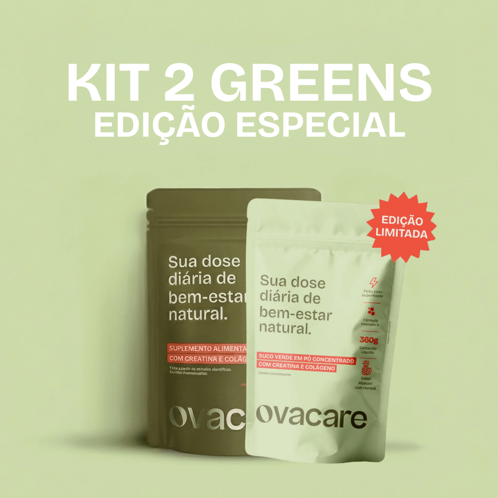 Kit 2 Greens - Edição Especial - Ovacare