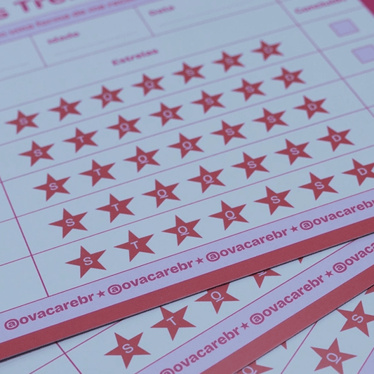 Kit Habit Tracker + 2 Cartelas de Estrela - Ovacare